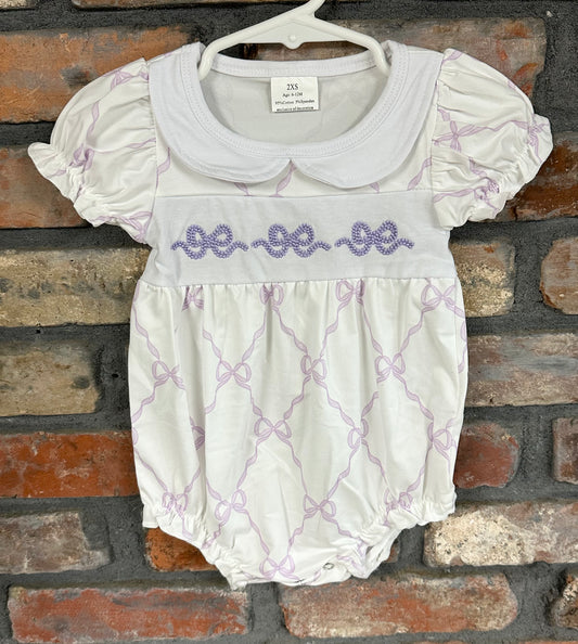 Purple Bow Bubble