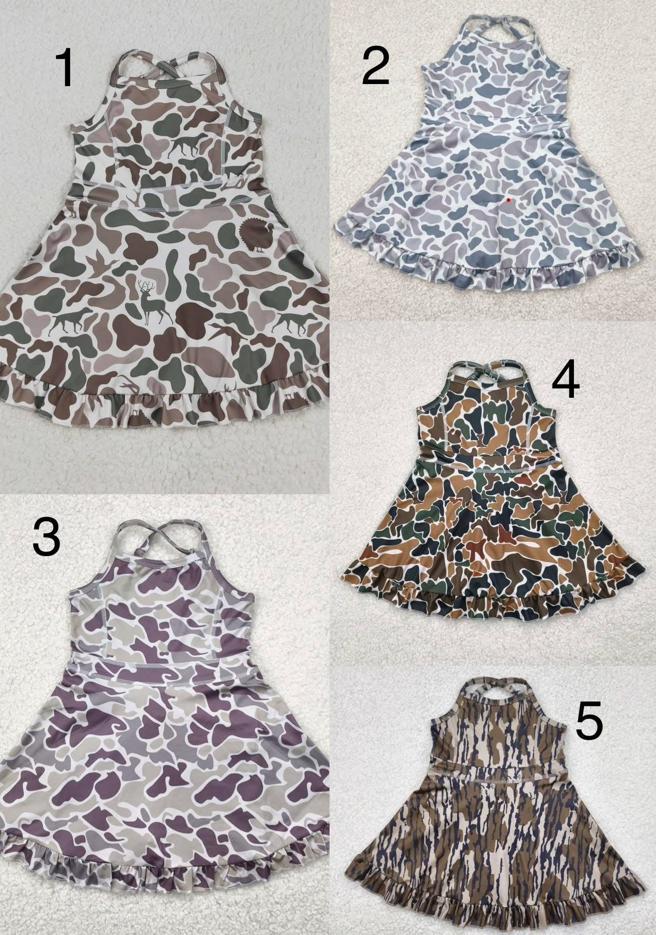 Camo athletic dress PREORDER