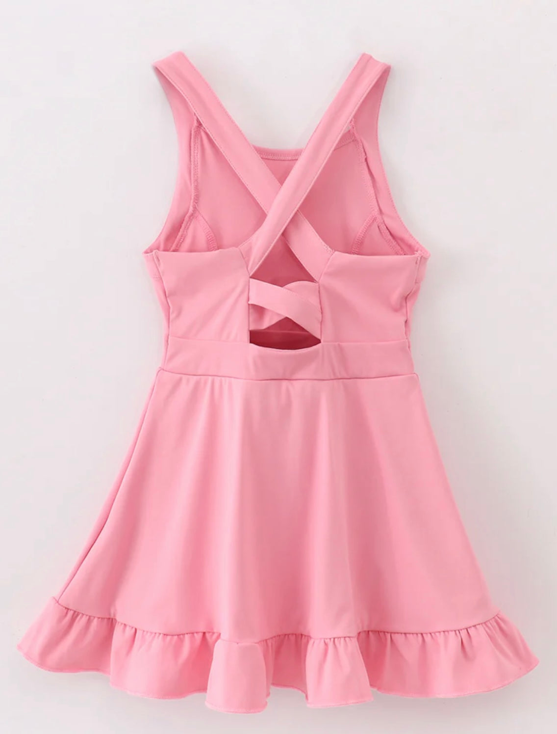 Active Sporty Ruffle Tennis Dress