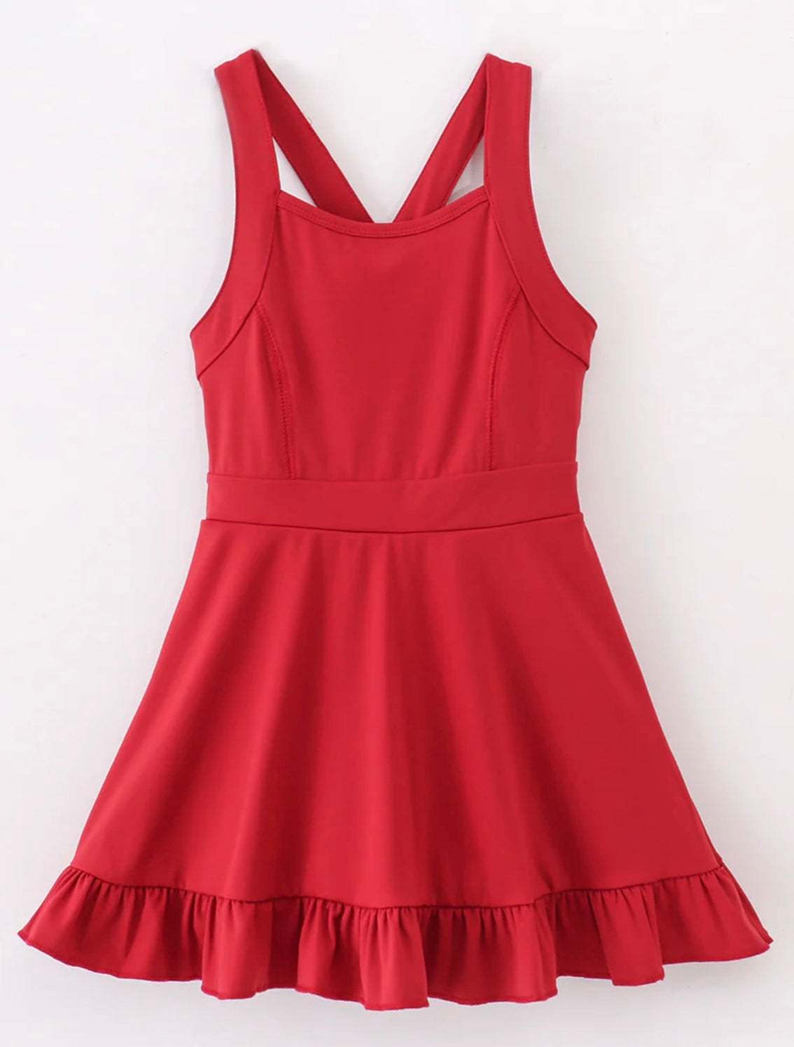 Active Sporty Ruffle Tennis Dress